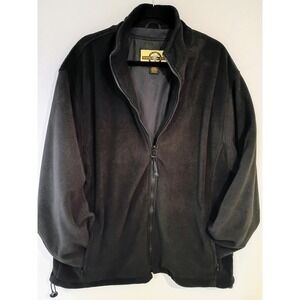 North End Wear All Climate Ladies Fleece Jacket Zip Up Black XXL